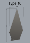 Preview: Light-Blade Type 10 inkl. Halter (55mm Aufnahme)